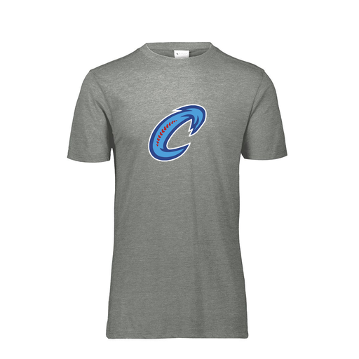 [FTSCUBGY-AS-LOGO2] Decker Men's Tri-Blend T-Shirt - Short Sleeve (Adult S, Gray, Logo 2)