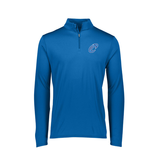 [2785.060.S-LOGO2] Men's Flex-lite 1/4 Zip Shirt (Adult S, Royal, Logo 2)