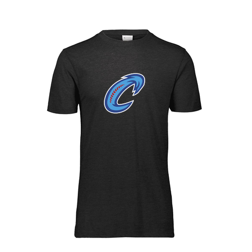 [FTSCUBBK-YS-LOGO2] Decker Youth Tri-Blend T-Shirt - Short Sleeve (Youth S, Black, Logo 2)