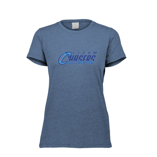 [FTSCUBNV-FAXS-LOGO1] Decker Women's Tri-Blend T-Shirt - Short Sleeve (Female Adult XS, Navy, Logo 1)