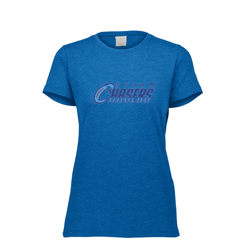 [FTSCUBRY-FAXS-LOGO1] Decker Women's Tri-Blend T-Shirt - Short Sleeve (Female Adult XS, Royal, Logo 1)