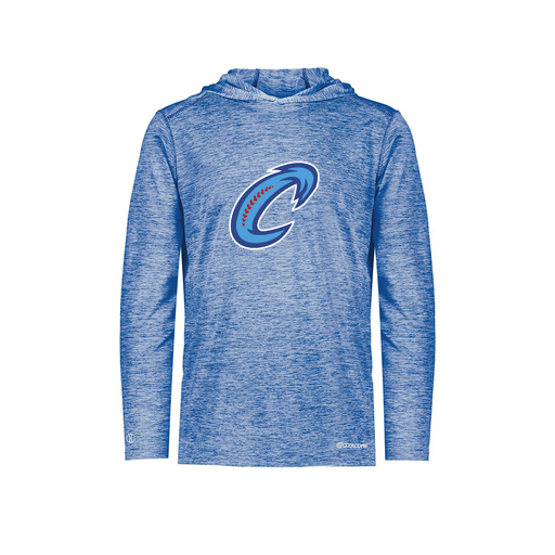 [FOLHCGRY-AS-LOGO2] Decker Men's Charge Hoodie (Adult S, Royal, Logo 2)