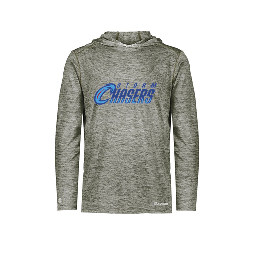 [FOLHCGGY-AS-LOGO1] Decker Men's Charge Hoodie (Adult S, Gray, Logo 1)