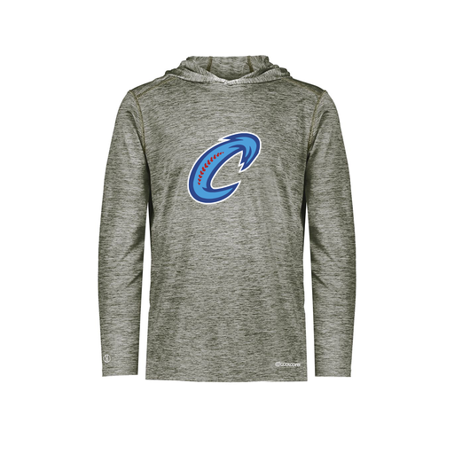 [FOLHCGGY-AS-LOGO2] Decker Men's Charge Hoodie (Adult S, Gray, Logo 2)