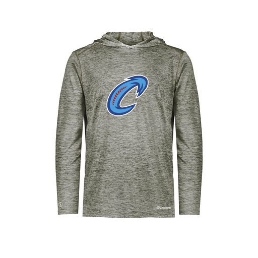 [FOLHCGGY-YS-LOGO2] Decker Youth Charge Hoodie (Youth S, Gray, Logo 2)