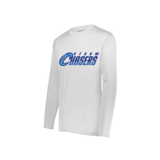 [222822.005.XS-LOGO1] Men's LS Smooth Sport Shirt (Adult XS, White, Logo 1)
