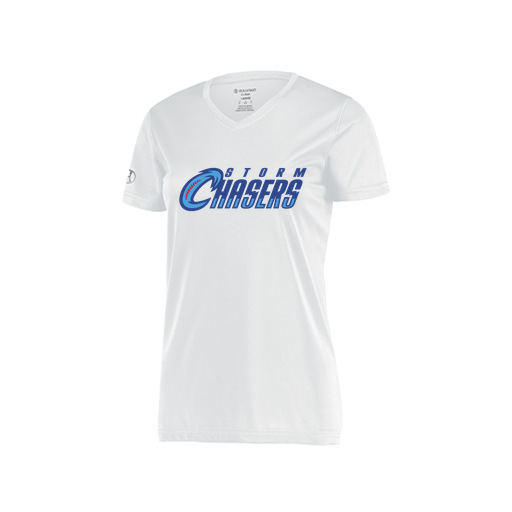 [222820.005.S-LOGO1] Ladies Movement Dri Fit Shirt (Female Adult S, White, Logo 1)